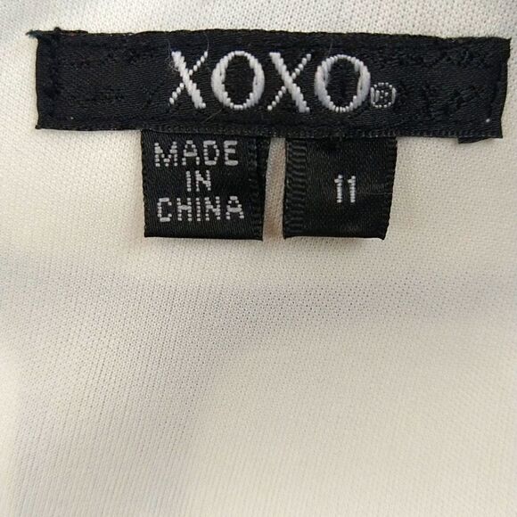 XOXO bold black and white party dress size 11 - Picture 9 of 11